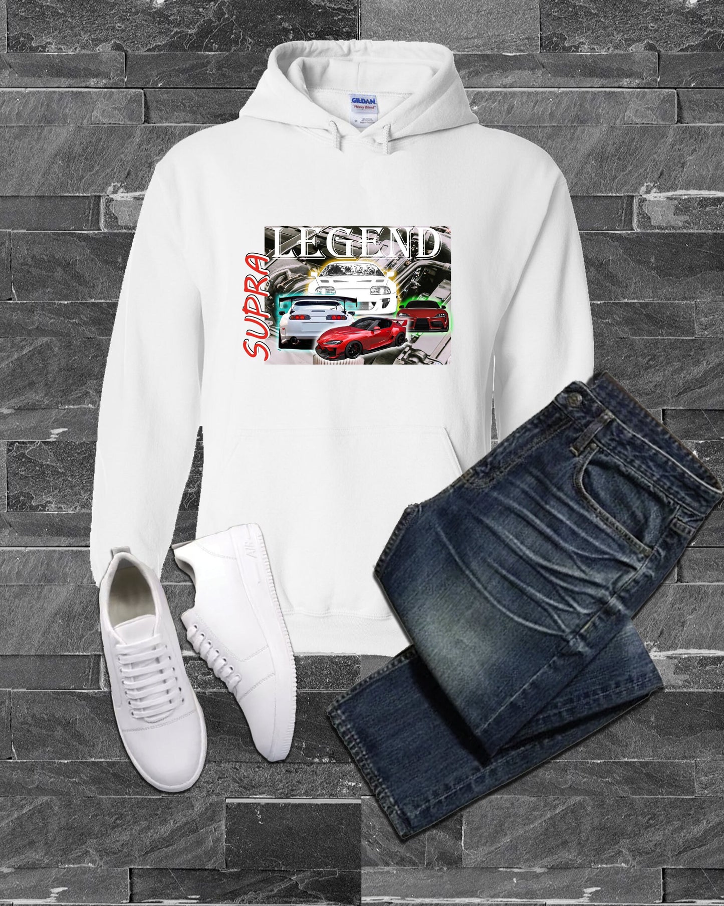 Hoodie, Sweatshirt, Supra, Car Sweatshirt, Car Hoodie