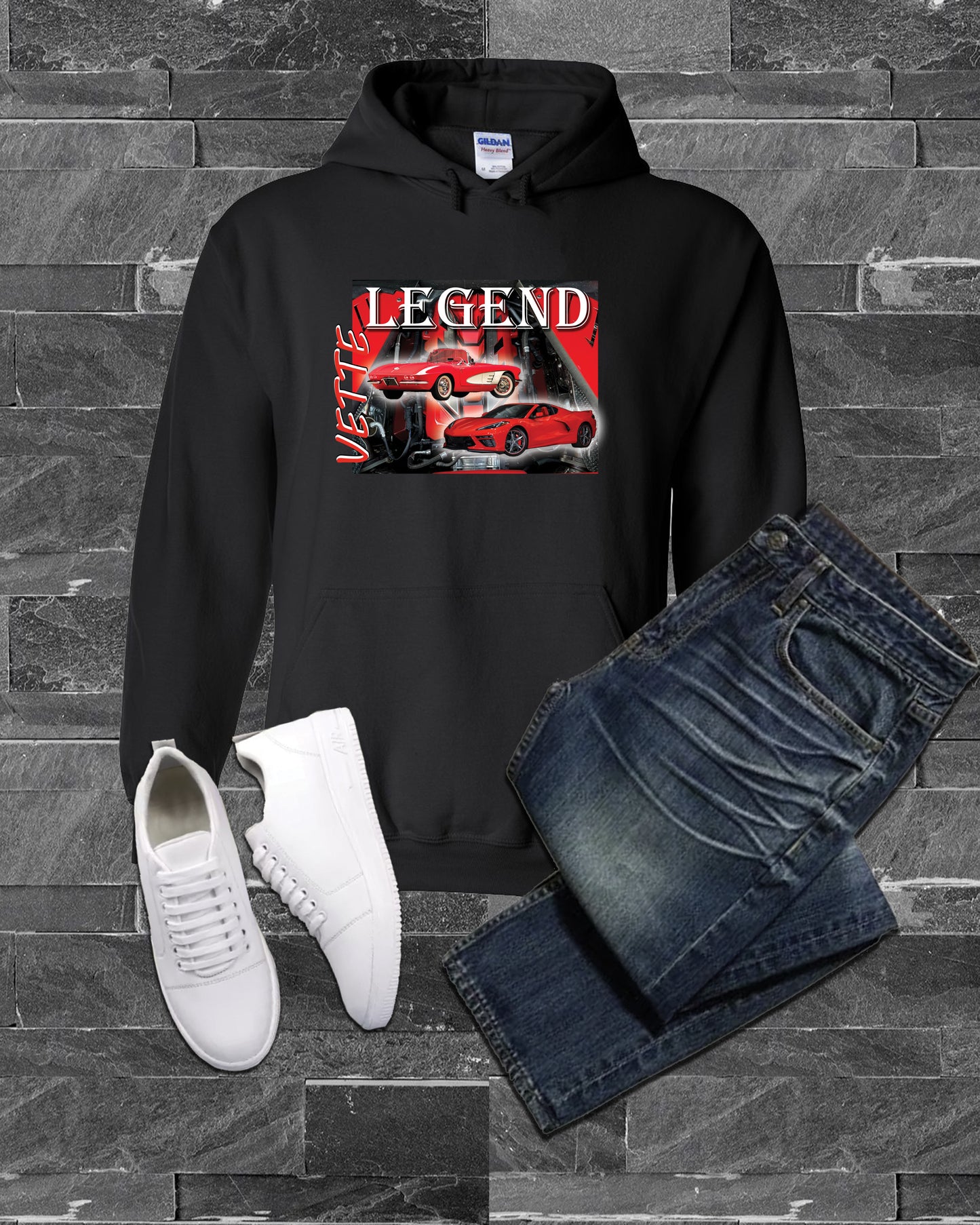 Hoodie, Sweatshirt, Corvette, Car Sweatshirt, Car Hoodie